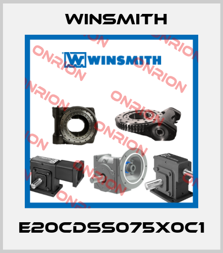 E20CDSS075X0C1 Winsmith