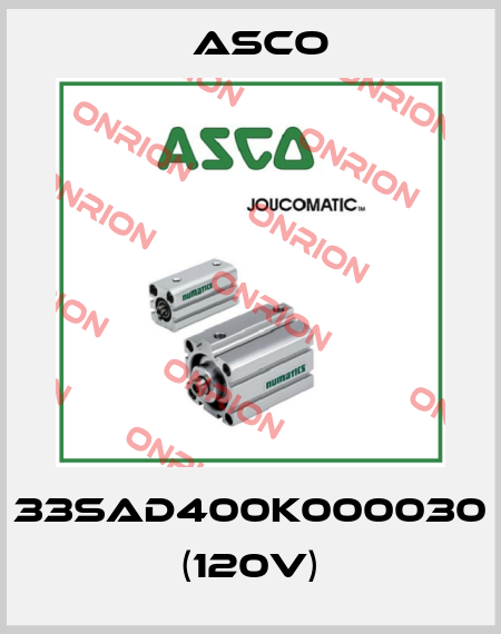 33SAD400K000030 (120V) Asco