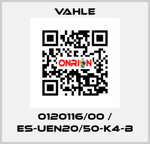 0120116/00 / ES-UEN20/50-K4-B Vahle