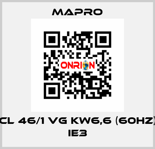 CL 46/1 VG kW6,6 (60Hz) IE3 Mapro