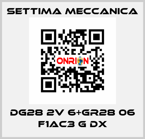 DG28 2V 6+GR28 06 F1AC3 G DX Settima Meccanica