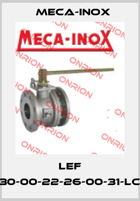 LEF 730-00-22-26-00-31-LC4 Meca-Inox
