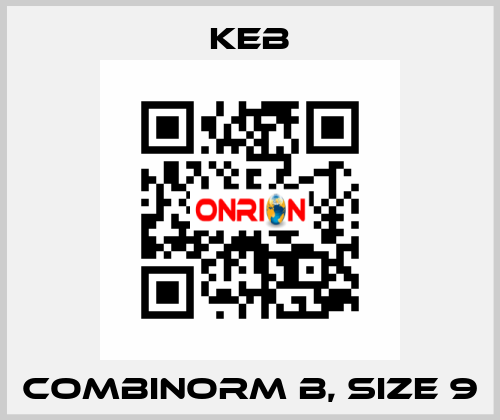 COMBINORM B, Size 9 KEB