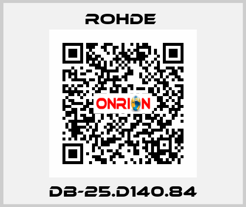 DB-25.D140.84 Rohde 