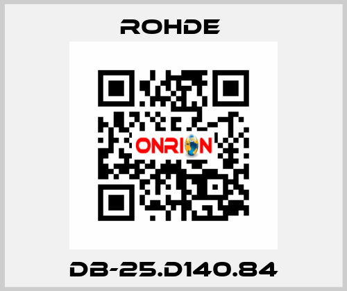 DB-25.D140.84 Rohde 