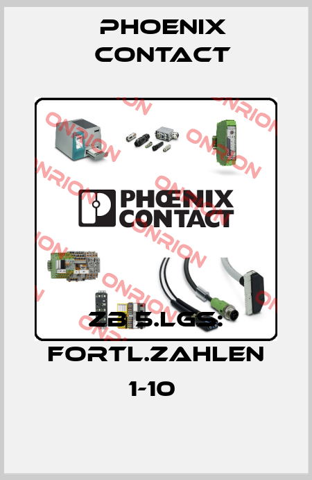 ZB 5.LGS: FORTL.ZAHLEN 1-10  Phoenix Contact