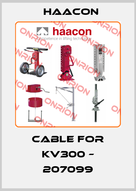 Cable for KV300 – 207099 haacon