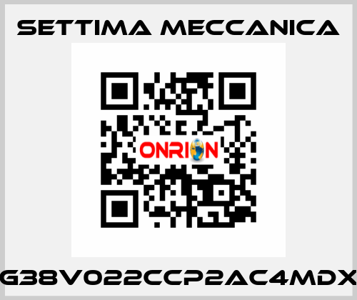 G38V022CCP2AC4MDX Settima Meccanica