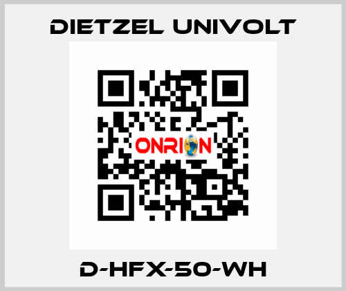 D-HFX-50-WH Dietzel Univolt