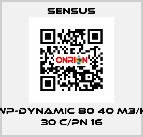 Wp-Dynamic 80 40 m3/h 30 c/PN 16 Sensus