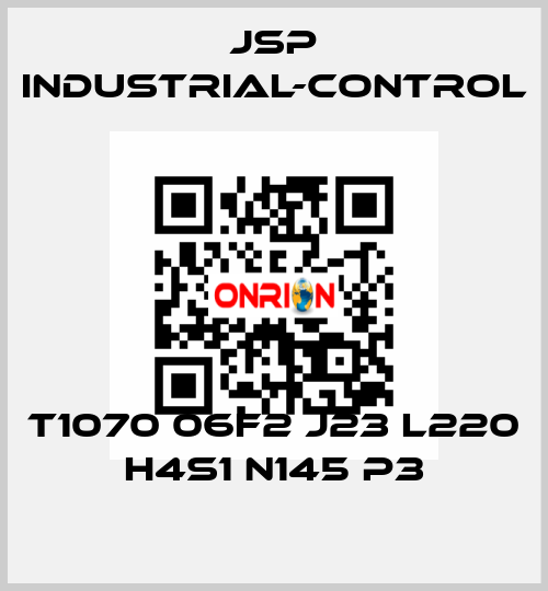 T1070 06F2 J23 L220 H4S1 N145 P3 JSP Industrial-Control