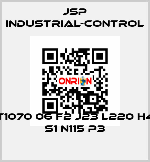 T1070 06 F2 J23 L220 H4 S1 N115 P3 JSP Industrial-Control