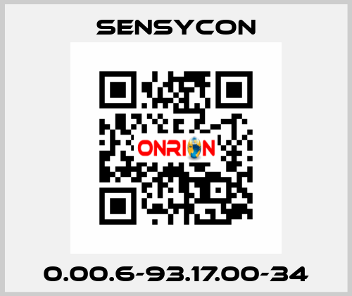 0.00.6-93.17.00-34 SENSYCON