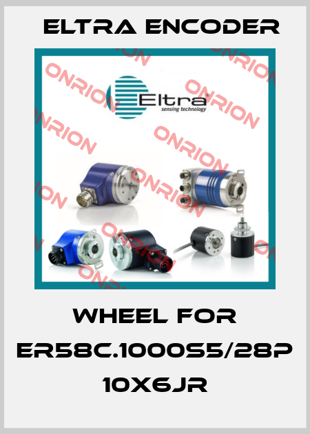 Wheel for ER58C.1000S5/28P 10X6JR Eltra Encoder