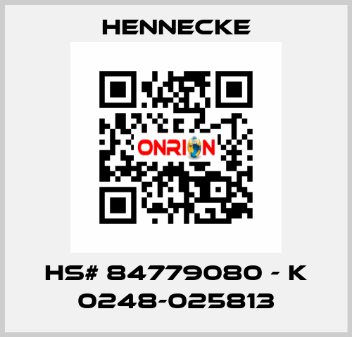 HS# 84779080 - K 0248-025813 Hennecke