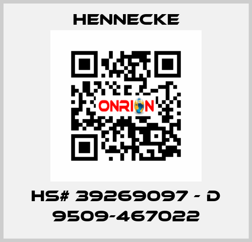 HS# 39269097 - D 9509-467022 Hennecke