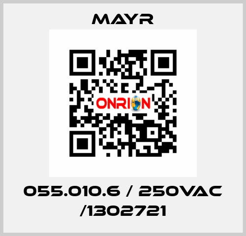 055.010.6 / 250VAC /1302721 Mayr