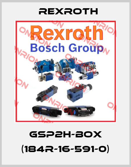 GSP2H-BOX (184R-16-591-0) Rexroth