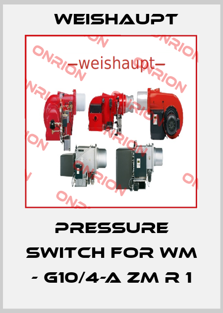 Pressure switch for WM - G10/4-A ZM R 1 Weishaupt