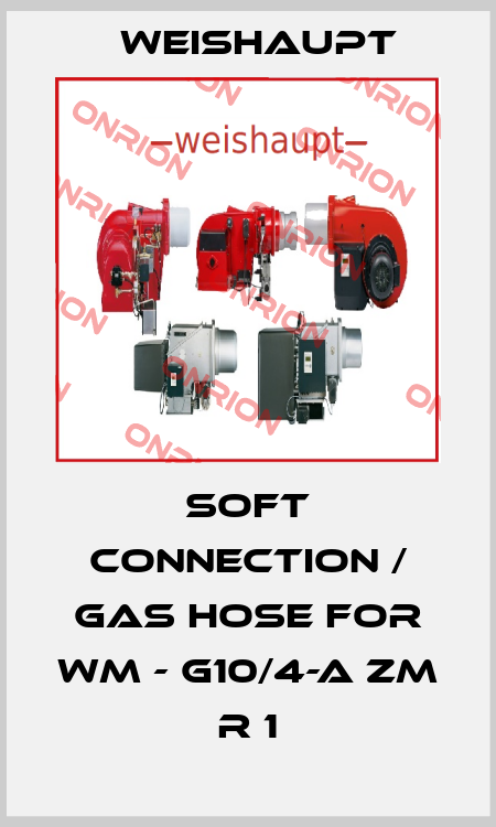 Soft connection / gas hose for WM - G10/4-A ZM R 1 Weishaupt
