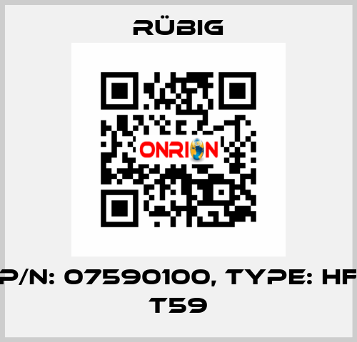 P/N: 07590100, Type: HF T59 Rübig