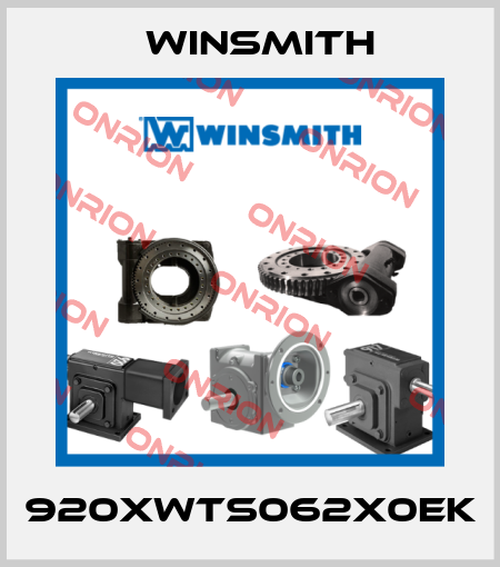 920XWTS062X0EK Winsmith
