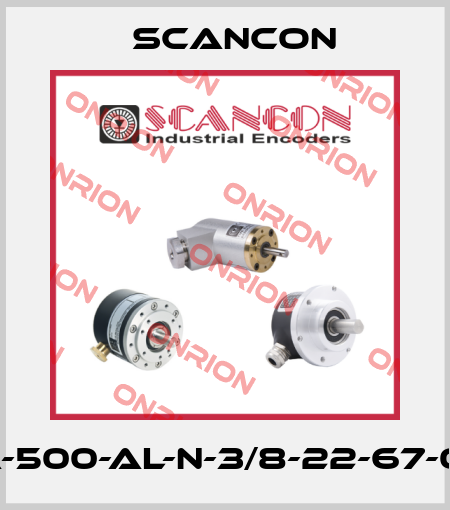 2QEX-A-500-AL-N-3/8-22-67-00-C7-B Scancon