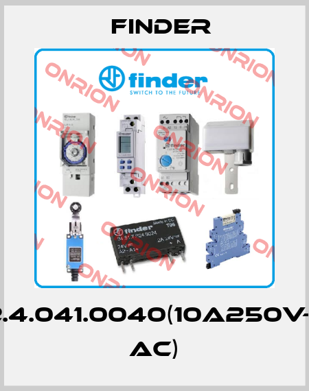 60.12.4.041.0040(10A250V-0.4A AC) Finder