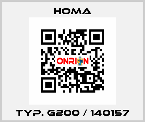 Typ. G200 / 140157 HOMA