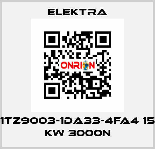 1TZ9003-1DA33-4FA4 15 kW 3000n ELEKTRA