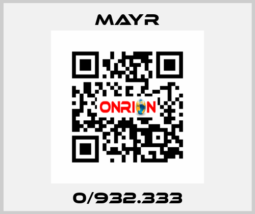 0/932.333 Mayr