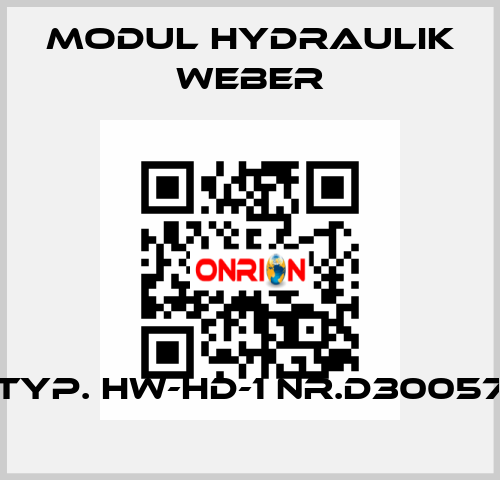 Typ. HW-HD-1 Nr.D30057 MODUL HYDRAULIK WEBER