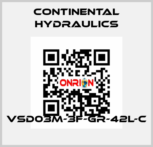 VSD03M-3F-GR-42L-C Continental Hydraulics