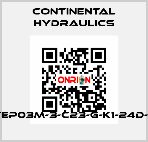 VEP03M-3-C23-G-K1-24D-B Continental Hydraulics
