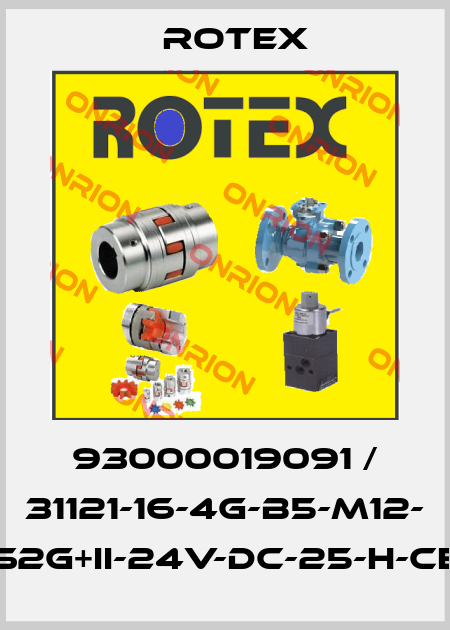 93000019091 / 31121-16-4G-B5-M12- S2G+II-24V-DC-25-H-CE Rotex
