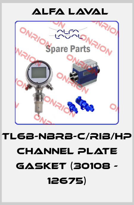 TL6B-NBRB-C/RIB/HP CHANNEL PLATE GASKET (30108 - 12675) Alfa Laval