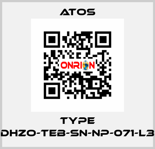 Type DHZO-TEB-SN-NP-071-L3 Atos