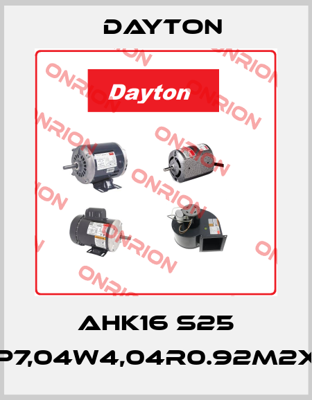 AHK16 S25 P7,04W4,04R0.92M2X DAYTON