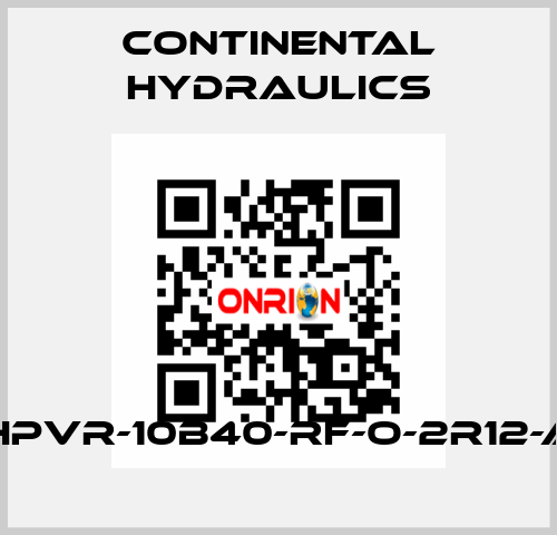 HPVR-10B40-RF-O-2R12-A Continental Hydraulics