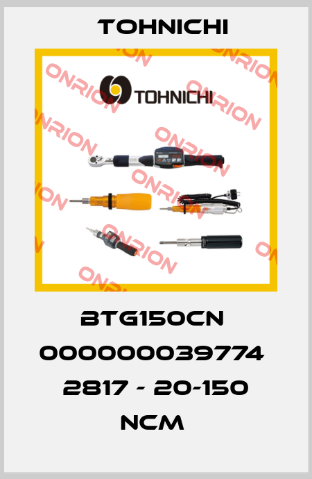 BTG150CN  000000039774  2817 - 20-150 Ncm  Tohnichi