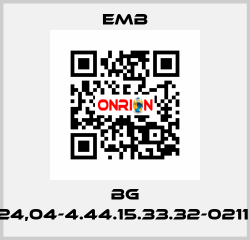 BG 24,04-4.44.15.33.32-0211  Emb