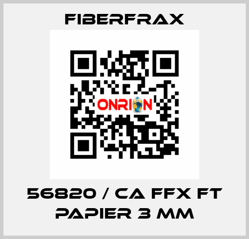 56820 / CA FFX FT PAPIER 3 MM Fiberfrax