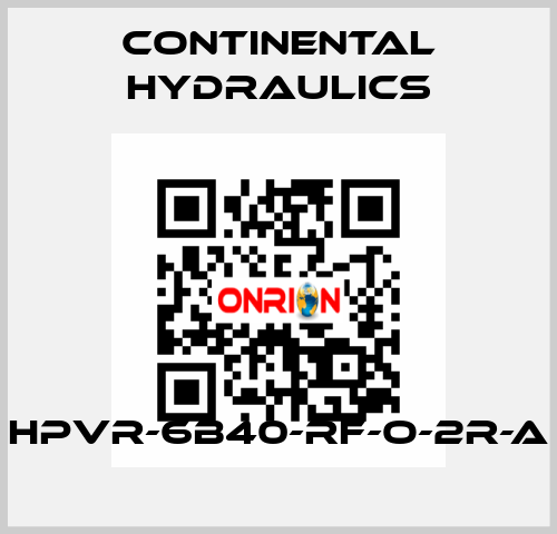 HPVR-6B40-RF-O-2R-A Continental Hydraulics