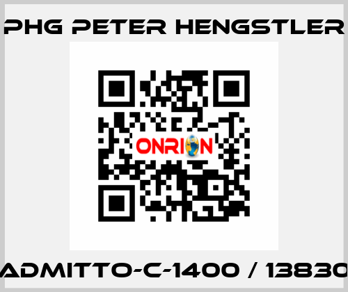 ADMITTO-C-1400 / 13830 phg Peter Hengstler