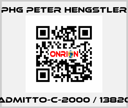 ADMITTO-C-2000 / 13820 phg Peter Hengstler