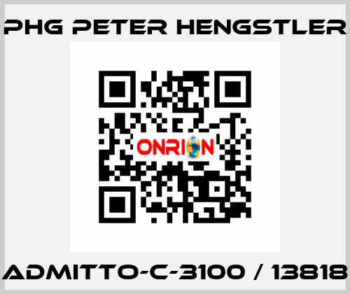 ADMITTO-C-3100 / 13818 phg Peter Hengstler