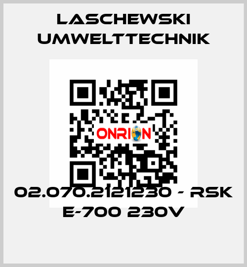 02.070.2121230 - RSK E-700 230V LASCHEWSKI UMWELTTECHNIK