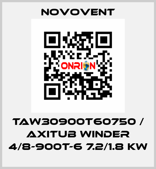 TAW30900T60750 / AXITUB WINDER 4/8-900T-6 7.2/1.8 kW Novovent