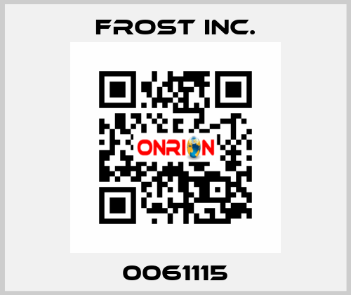 0061115 FROST Inc.