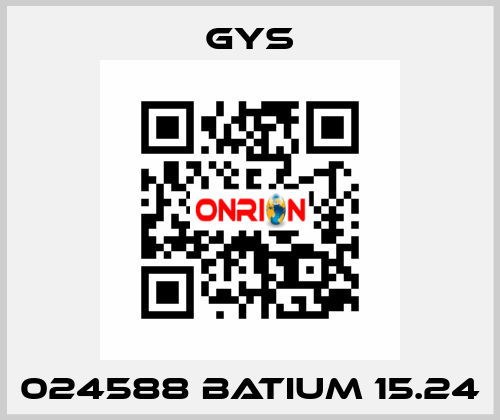 024588 BATIUM 15.24 GYS